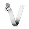 AuRiver 25 PCS Tent Pole Clips Stainless Steel Kayak Paddle Spring Snap Clips Tent Pole Push Button Spring Clips Locking Pin for Camping Kayak Paddle Tent Pole (Single Hole) view 1