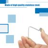 AuRiver 25 PCS Tent Pole Clips Stainless Steel Kayak Paddle Spring Snap Clips Tent Pole Push Button Spring Clips Locking Pin for Camping Kayak Paddle Tent Pole (Single Hole) view 3