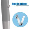 AuRiver 25 PCS Tent Pole Clips Stainless Steel Kayak Paddle Spring Snap Clips Tent Pole Push Button Spring Clips Locking Pin for Camping Kayak Paddle Tent Pole (Single Hole) view 4