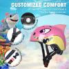 Kids Toddler Bike Helmet, Adjustable and Multi-Sport for Child Infant Baby, 2 Sizes for Age 1-3-5 Years Boys Girls (Pink Shark, Small) view 3
