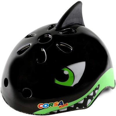 Kids Toddler Bike Helmet, Adjustable and Multi-Sport for Child Infant Baby, 2 Sizes for Age 1-3-5 Years Boys Girls (Black Shark, Small)
