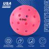 A11N S40 Outdoor Pickleball Balls- USA Pickleball Approved for Tournament Play, 3/6/12/50-Pack, Neon Green/Fuchsia/Tangerine view 2