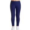 Auranso Toddler Girls Leggings Basic Full Length Cotton Tights Pants Navy1 10-12 Years view 1