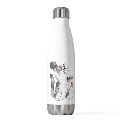 20oz Insulated Bottle Hilarious Duckpins Candlepins Pitching Sports Enthusiast Humorous Leisure 20oz