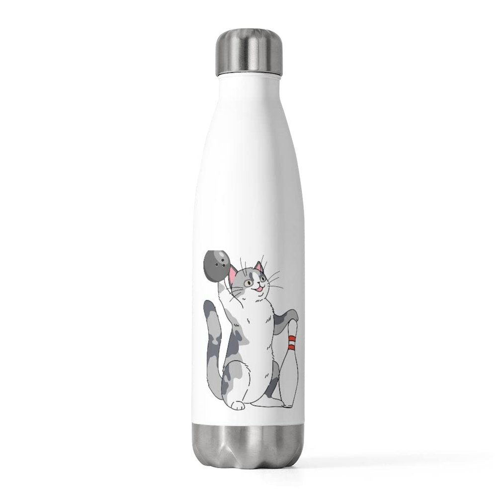 20oz Insulated Bottle Hilarious Duckpins Candlepins Pitching Sports Enthusiast Humorous Leisure 20oz
