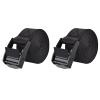 TRIWONDER Cinch Tie Down Strap Lashing Straps Heavy Duty Nylon Straps with Cam Buckles for Cargo, Trucks, Boat, Motorcycle,SUP, Kayak, Canoe, Trailer (2m, Black - 2 Pack) view 1