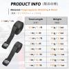 TRIWONDER Cinch Tie Down Strap Lashing Straps Heavy Duty Nylon Straps with Cam Buckles for Cargo, Trucks, Boat, Motorcycle,SUP, Kayak, Canoe, Trailer (2m, Black - 2 Pack) view 2