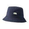 LexiuYibai Bucket Hat for Men Women California Bear Embroidered Washed Cotton Unisex Bucket Hats (Navy,7 1/2) view 1