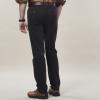 Men Relaxed Fit Casual Cotton Pant Chino Flat Front Classic Straight Pants Lightweight Business Comfort Trousers (Black,38) view 4