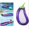 Float Raft Water Floating Bed for Pool| Vegetable Series Eggplant Shaped Water Toy Floating Bed for Adults | 248x100cm, Eco-Friendly PVC view 1