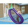 Float Raft Water Floating Bed for Pool| Vegetable Series Eggplant Shaped Water Toy Floating Bed for Adults | 248x100cm, Eco-Friendly PVC view 3