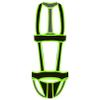 Agoky Mens Jockstrap Athletic Supporter Leotard Jumpsuits Wrestling Singlet with Removable Pouch Green X-Large view 3