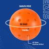 A11N S40 Outdoor Pickleball Balls- USA Pickleball Approved for Tournament Play, 3/6/12/50-Pack, Neon Green/Fuchsia/Tangerine view 3