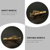 STOBOK Brass Dragon Whistle: 2pcs Emergency Whistle Loud Survival Whistle Keychain Bronze Carved Dragon Statue Charm for Survival Life Saving Hiking Festivals Camping, Pet Training view 3