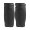 JENPECH Football Shin Guard, Lightweight and Breathable Soccer Equipment, 1 Pair Football Shin Guard with Pocket Breathable Nylon Calf Sleeve for Football Games, Kickboxing Black M view 1