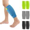 JENPECH Football Shin Guard, Lightweight and Breathable Soccer Equipment, 1 Pair Football Shin Guard with Pocket Breathable Nylon Calf Sleeve for Football Games, Kickboxing Black M view 2