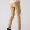 Men's Classic Straight Leg Stretch Pant Slim Fit Flat Front Casual Pants Solid Comfort Athletic Chino Trousers (Khaki,29) view 3