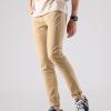 Men's Classic Straight Leg Stretch Pant Slim Fit Flat Front Casual Pants Solid Comfort Athletic Chino Trousers (Khaki,29) view 4