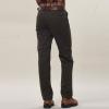 Men Relaxed Fit Casual Cotton Pant Chino Flat Front Classic Straight Pants Lightweight Business Comfort Trousers (Armygreen,34) view 4