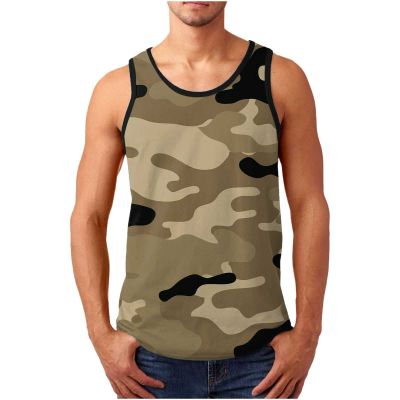 NaRHbrg Palm Tree Tanks Tops for Mens Cool Printed Graphic Sleeveless Tank Top Muscle Shirt for Workout Gym Jogging