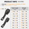 TRIWONDER Cinch Tie Down Strap Lashing Straps Heavy Duty Nylon Straps with Cam Buckles for Cargo, Trucks, Boat, Motorcycle,SUP, Kayak, Canoe, Trailer (3m, Black - 2 Pack) view 2