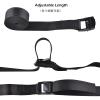 TRIWONDER Cinch Tie Down Strap Lashing Straps Heavy Duty Nylon Straps with Cam Buckles for Cargo, Trucks, Boat, Motorcycle,SUP, Kayak, Canoe, Trailer (3m, Black - 2 Pack) view 4