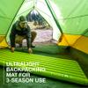 Exped Ultra 3R - Lightweight Backpacking Mat - Packable and Comfortable, 20 Degree 3-Season Sleeping Pad - Lichen - Medium view 2