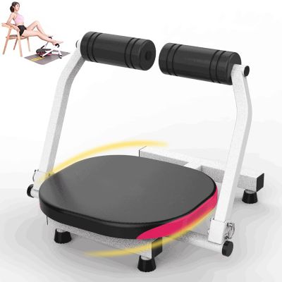 Abs Plank Core Trainer, Upgraded sit-up assist device swivel seat,Four Spring Assist, Foam Padded Pushup Handles, Core Strength Muscle Training Equipment Household Exercise, Perfect for Home or Travel