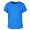 Hansber Boys Quick Dry Short Sleeve T-Shirt Kids UPF 50+ Sun Protection Rash Guard Athletic Running Tee Blue 7-8 view 1