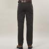 Men Relaxed Fit Casual Cotton Pant Chino Flat Front Classic Straight Pants Lightweight Business Comfort Trousers (Armygreen,32) view 3