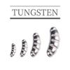 MUUNN 20Pcs Ribbed Tungsten Scud Bodies for Fly Tying, 5 Colors/4 Sizes Tungsten Shrimp Body Fast Sinking Fly Tying Materials (S,Plain) view 3
