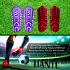 Uantc Soccer Shin Guards - Shin Guards Soccer Youths 2 Pairs - Kids Soccer Shin Guards Cushion Protection Reduce Shocks and Injuries - Shin Guards for Soccer Kids/Adults/Girls/Boys RedPurple L view 4