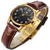 OLEVS Women Watches Black Dial Brown Leather Dress Ladies for Female Analog Quartz Wrist Watch with Date Waterproof Classic Casual view 1