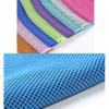 BESPORTBLE 2pcs Outdoor Sports Cooling Towel Portable Quick-Dry Polyester Towel for Gym Hiking Running and Travel Dark Blue Ice-Sensitive Design for Hot Weather view 3