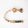 Spring Notion Boy's Cotton Floral Print Pre-tied Bow Tie, 68-Pink Yellow Medium view 2