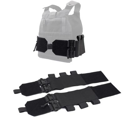 Zamudam Elastic Tactical Vest Cummerbund Quick Release Mounting Strap for Vest JPC/CPC/LBT/LBX/FCPC with Magazine Pouches Black
