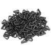 TeamSky 120PCs Quick Change Spinner Clevis Plastic Blade Clevis Blade Swivels for Worm Harnesses Clevis Spinner Snaps Locking view 1