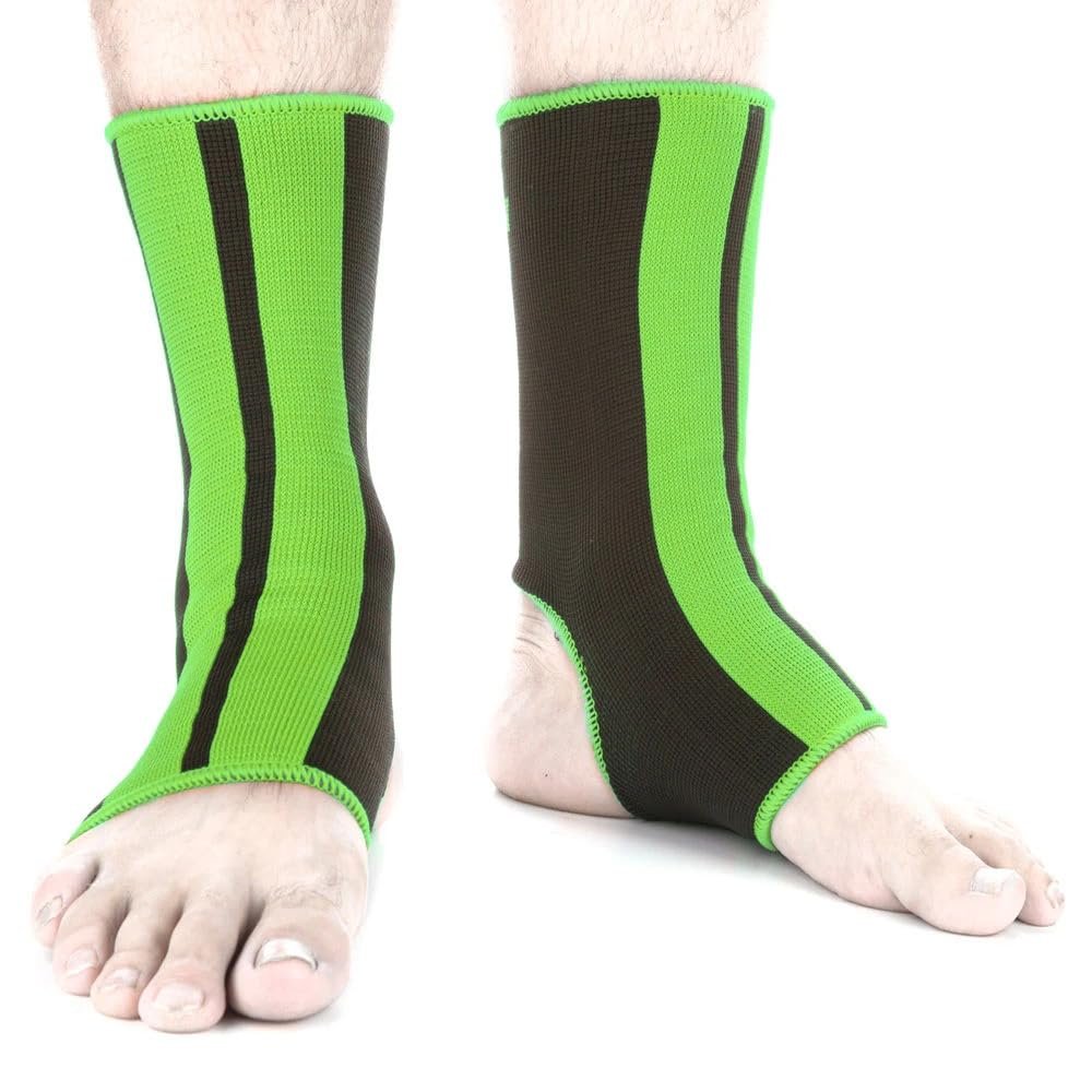 Fighters Products Ankle Support Black/neon Green, (X-Large)