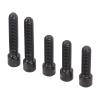 5Pcs Derailleur Fixing Screw M4 3Pcs 13.5 2Pcs 20mm Alloy Rustproof Cage Screws for Mountain Bike(Black) view 2