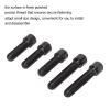 5Pcs Derailleur Fixing Screw M4 3Pcs 13.5 2Pcs 20mm Alloy Rustproof Cage Screws for Mountain Bike(Black) view 4