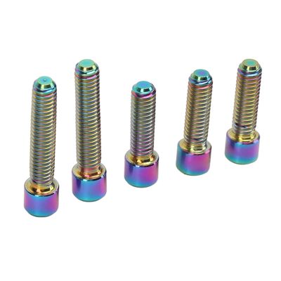 Mountain Bike Parts, Rustproof Alloy Screws Bike Cage Screws for Derailleur Fixing for Mountain Bikers Trail Riders DIY Maintenance