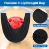 Anglekai 2+2 Bowling Ball Towel Kit, 10" x 8" Shammy Pad With Easy Grip Dots, Non-Slip Polisher Bag for Clean/Storage view 3