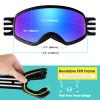 EasYoung Kids Ski Goggles Snowboard Goggles for Children, Youth, Boys & Girls 3-15 view 3