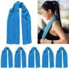 6 Pc Outdoor Instant Ice Cooling Towel Sports Workout Fitness Gym Yoga Pilates view 4