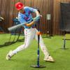 Jugs TPro Style Batting Tee and Throw Down Home Plate. Will Not Tip Over, 24 - 46 Adjustment Range, Patented Grip-N-Go Handle, Always-Feel-The-Ball Flexible Top, 1-Year Guarantee., Blue (A0418) view 3