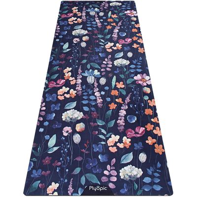 Plyopic All In One Yoga Mat | Luxury Sweat-Grip Mat/Towel Combo | Eco-Friendly Natural Rubber | Best for Yoga, Pilates, Exercise, Workout, Bikram and Hot Yoga