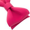 Adam Young Men's Rose Magenta Self Tie Bow Tie Formal Satin Classy Bowtie for Tuxedo Faux Silk (Classic, Hot Pink) view 3