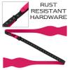 Adam Young Men's Rose Magenta Self Tie Bow Tie Formal Satin Classy Bowtie for Tuxedo Faux Silk (Classic, Hot Pink) view 4
