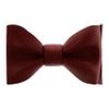 Adam Young Men's Maroon Red Self Tie Bow Tie Formal Satin Classy Bowtie for Tuxedo Faux Silk (Classic, Burgundy) view 2