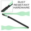 Adam Young Men's Green Mint Self Tie Bow Tie with Pocket Square Formal Satin Classy Bowtie for Tuxedo Faux Silk (Classic, Mint) view 4